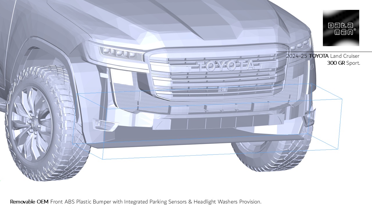 2024 2025 TOYOTA Land Cruiser 300 GR Sport 3D Scan Surface Data 3D model_16