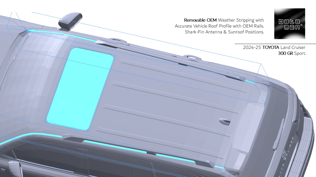 2024 2025 TOYOTA Land Cruiser 300 GR Sport 3D Scan Surface Data 3D model_11