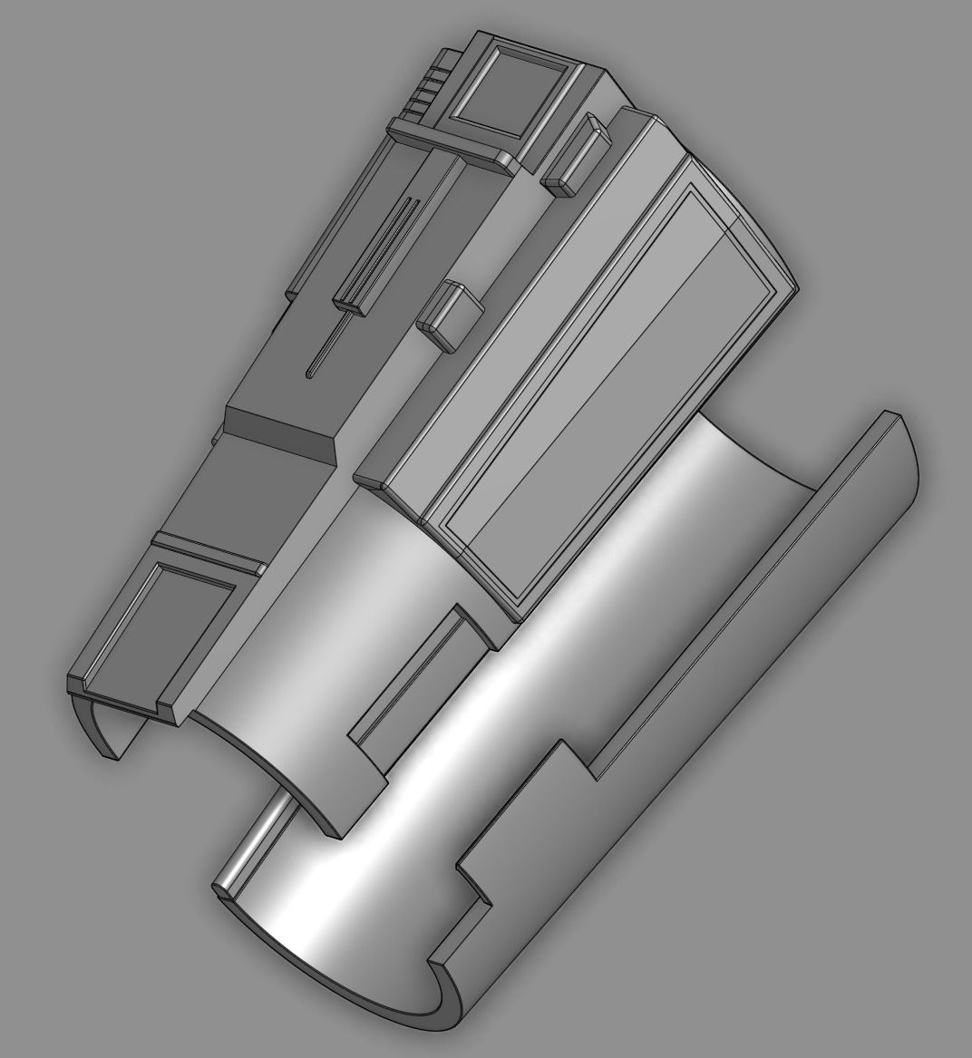Full Mandalorian Armor and Weapons 3D print model_20