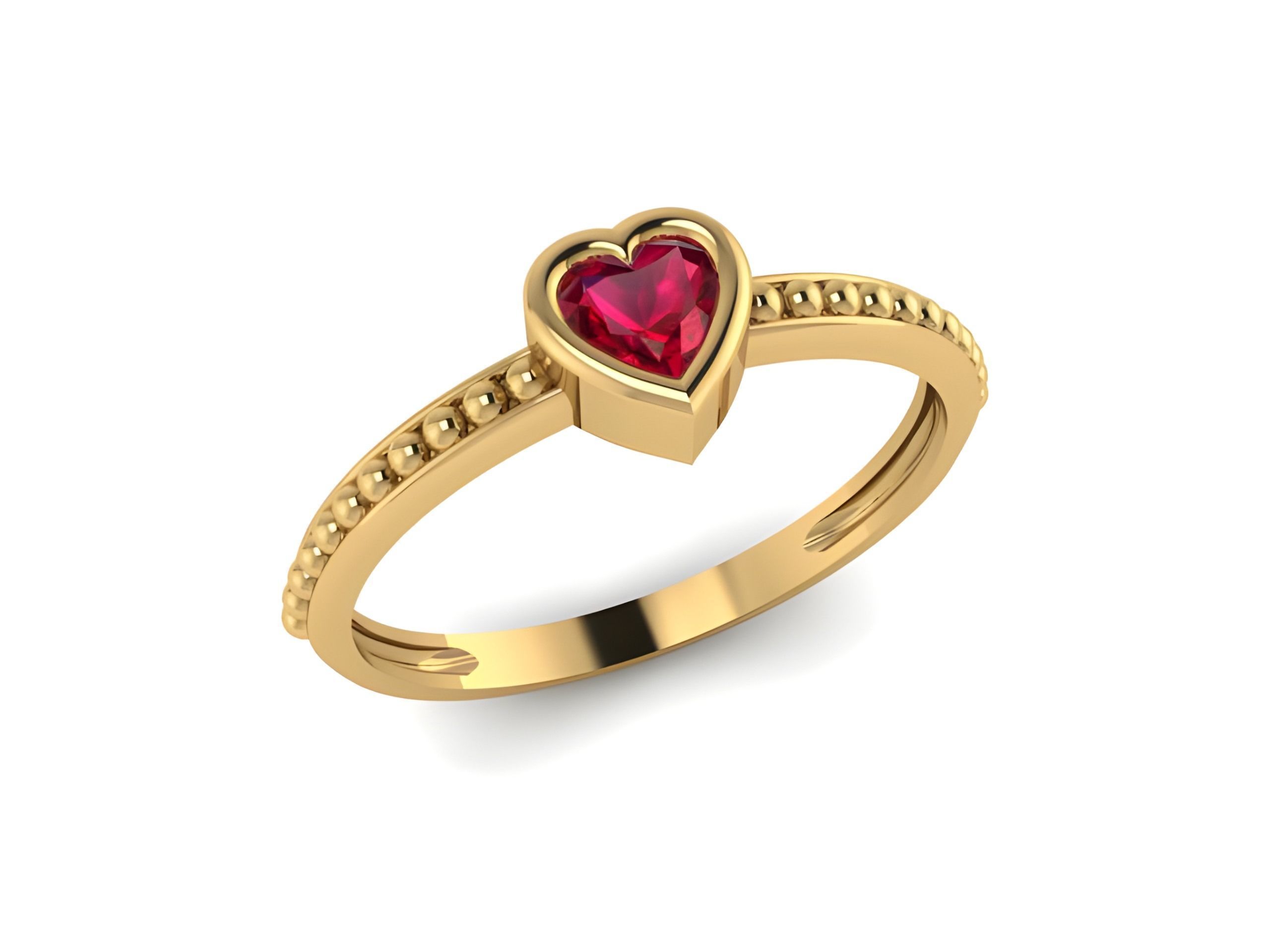 Delicate Diamond Ring 3D print model_2