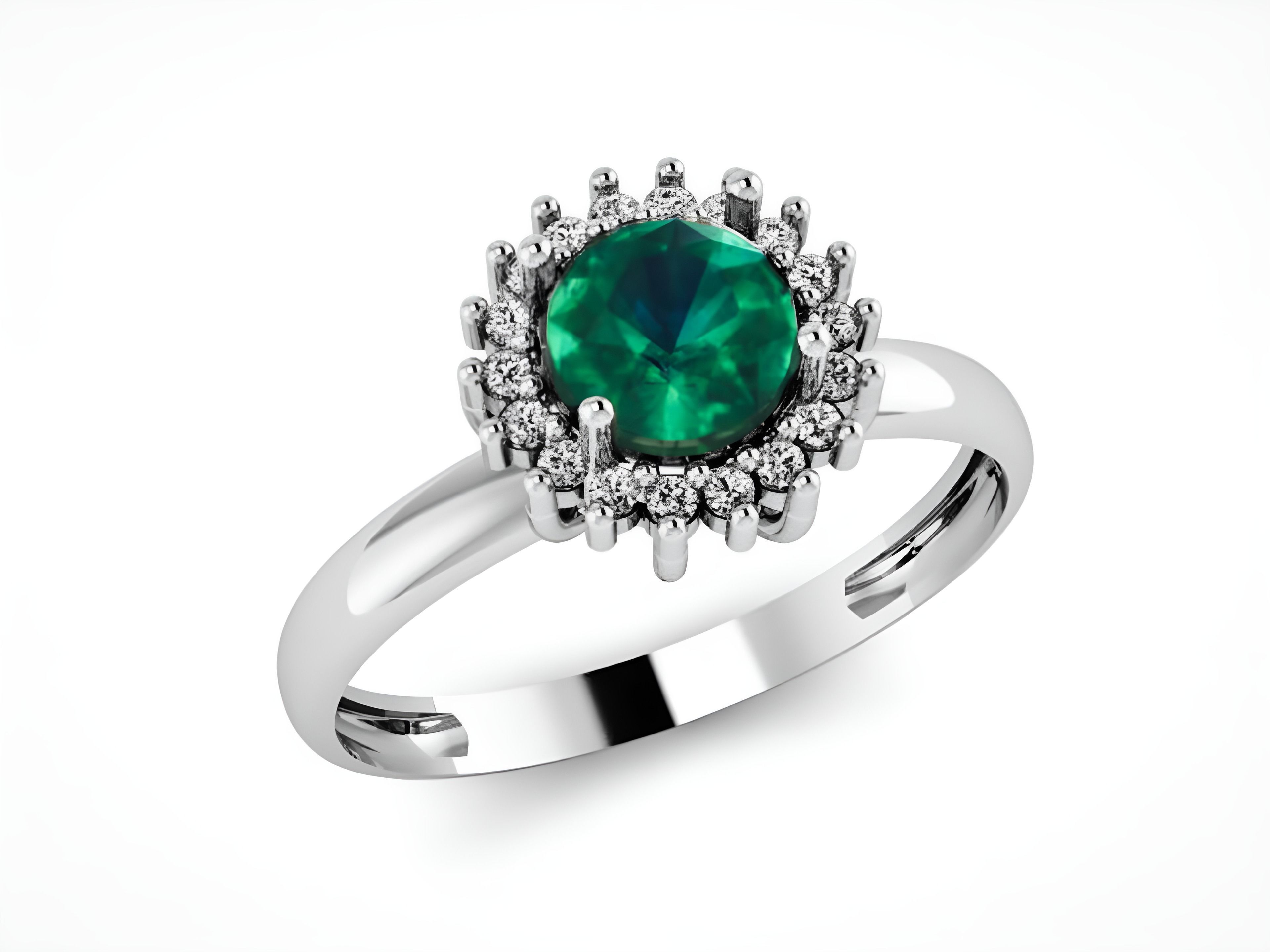 Solitaire Diamond Ring 3D print model_2