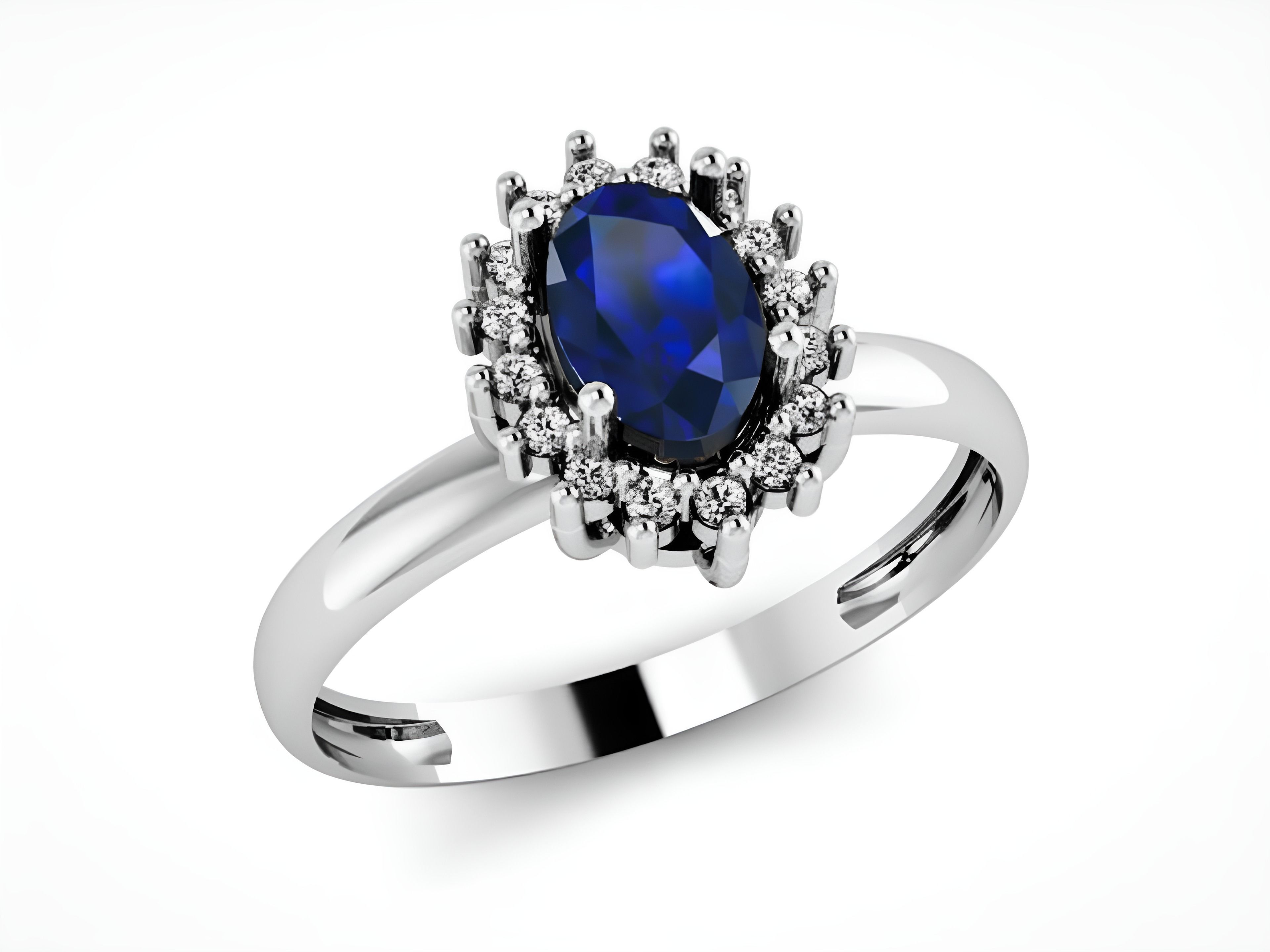 Solitaire Diamond Ring 3D print model_2