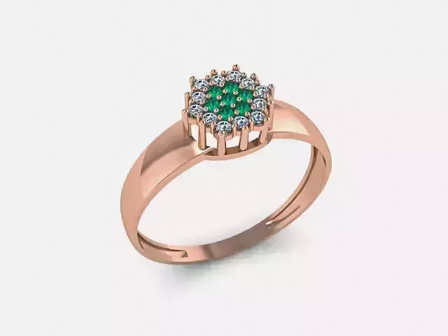 Diamond Ring 3D print model