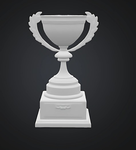Award Trophy 3D Model 3D print model_1