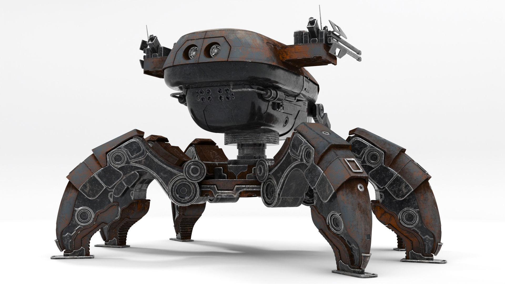 Spider Tank 3D model_2