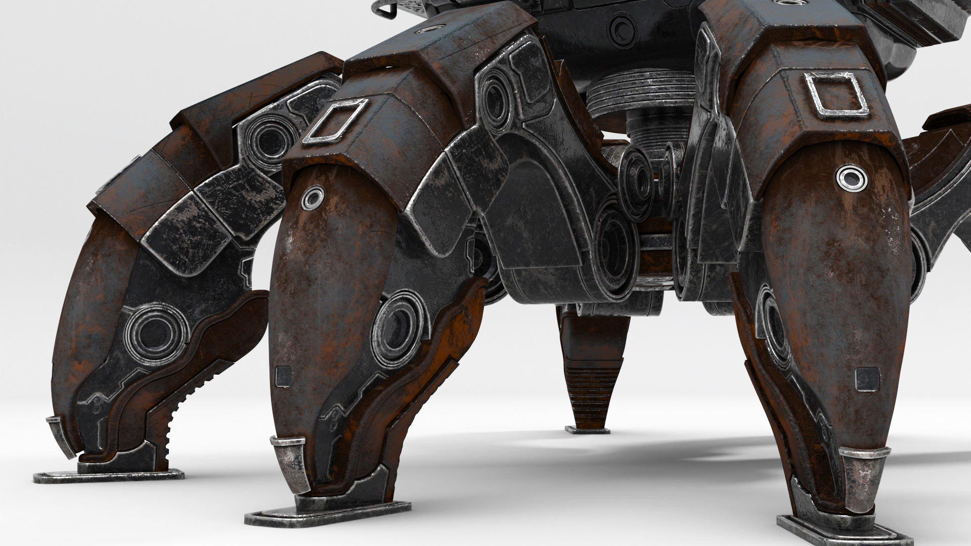 Spider Tank 3D model_4