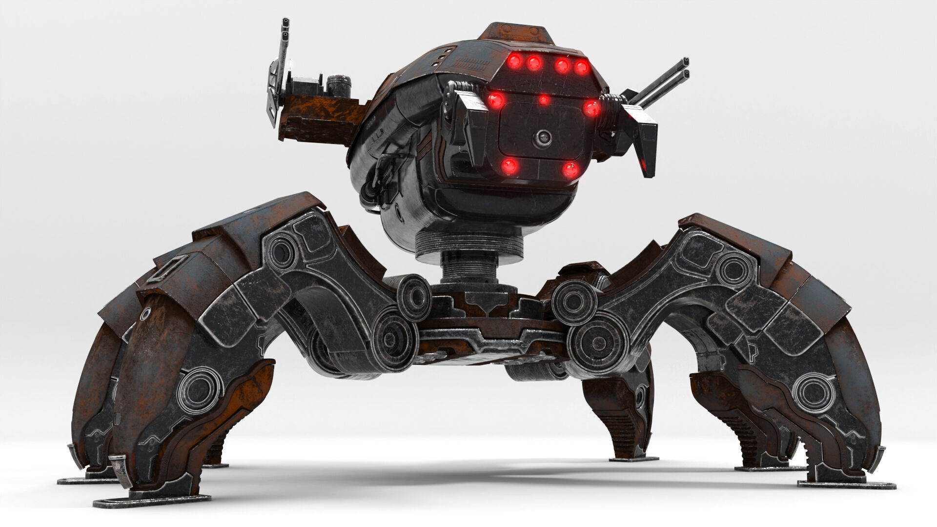 Spider Tank 3D model_5