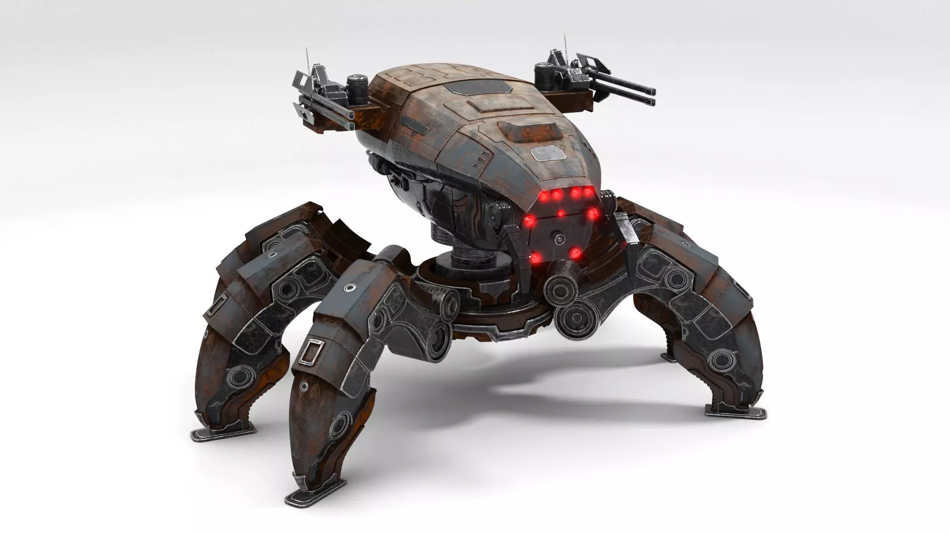 Spider Tank 3D model_0