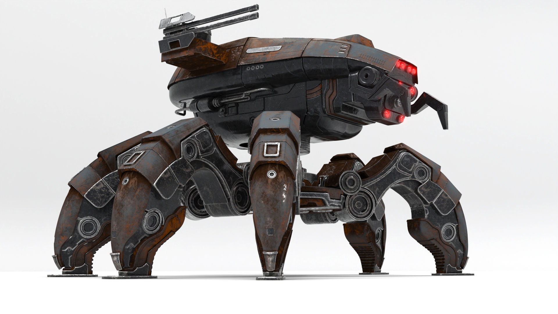 Spider Tank 3D model_1