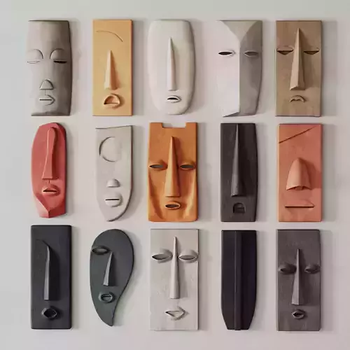 Wall Decor Mask Collection 