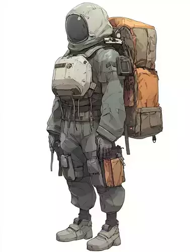 NPC Stalker Character -  Model for Post-Apocalyptic Games
