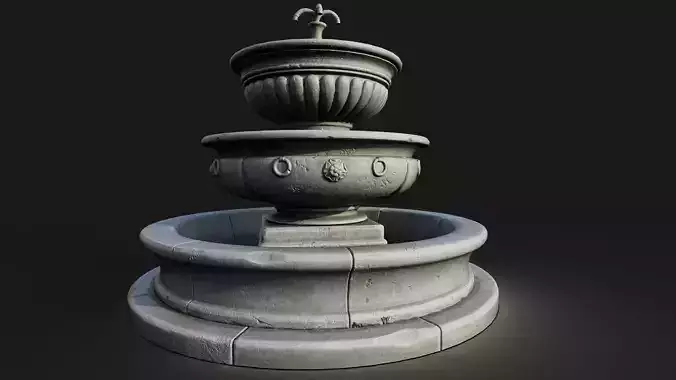 Stone fountain