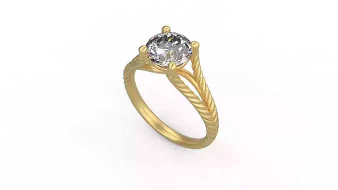 Women Solitaire 1960 3D print model