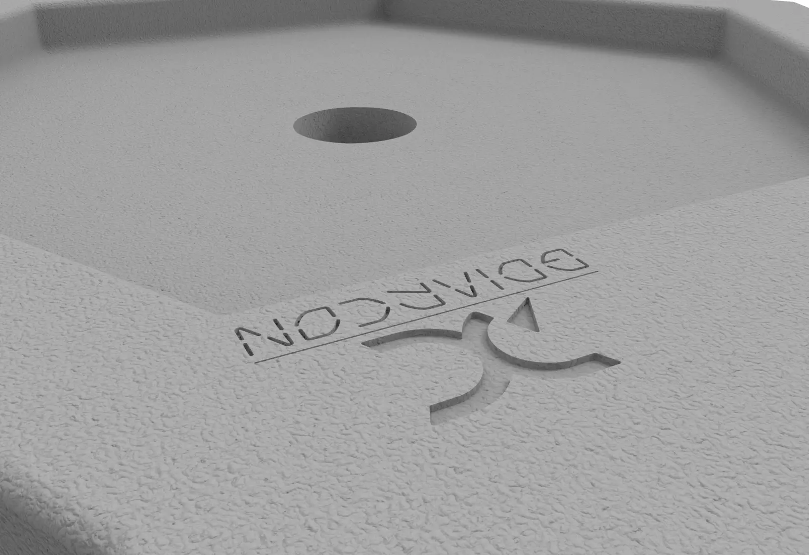 Lavamanos hexagonal de concreto Free 3D model