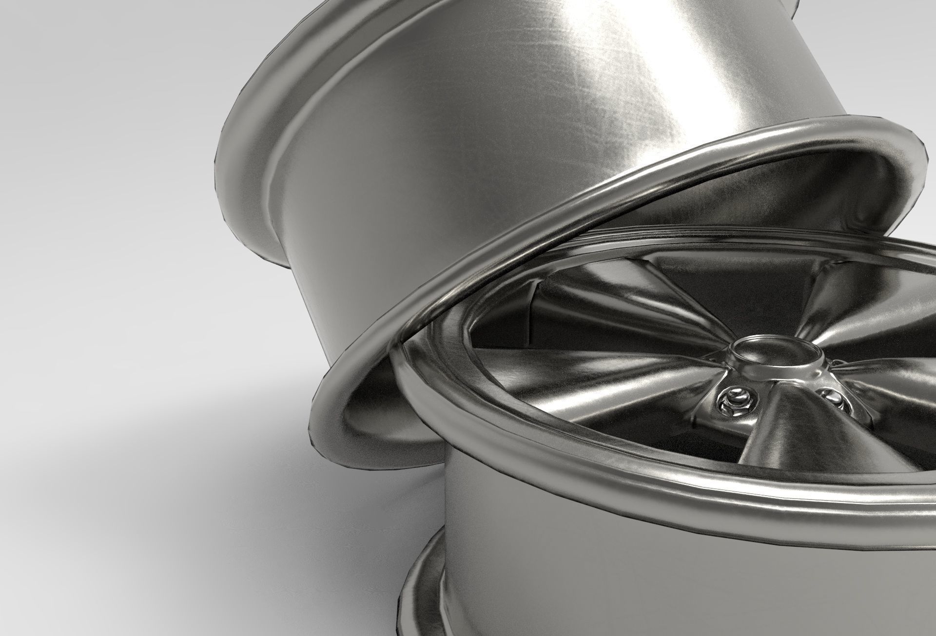 Muscle Rim Low-poly 3D model_2