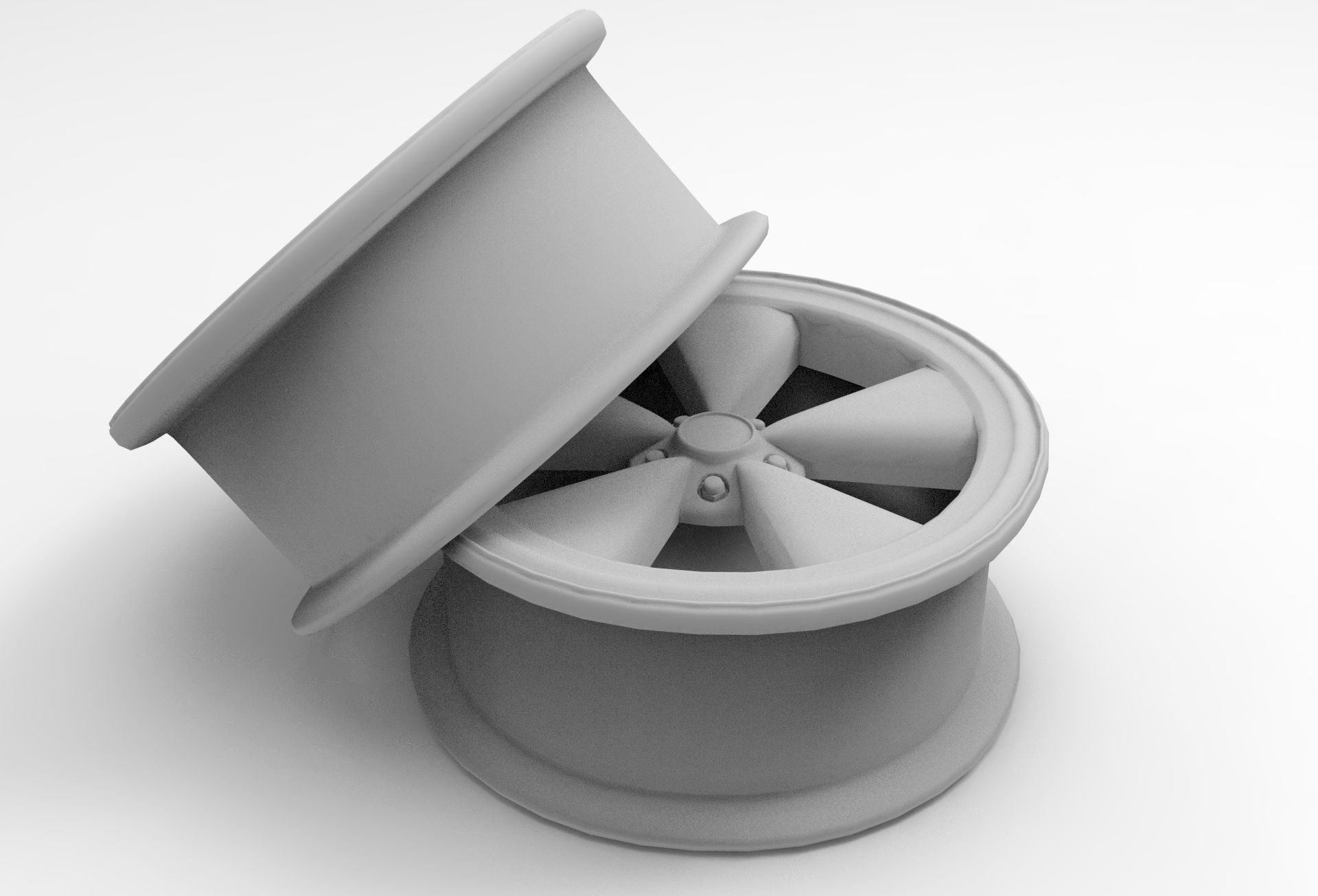 Muscle Rim Low-poly 3D model_7