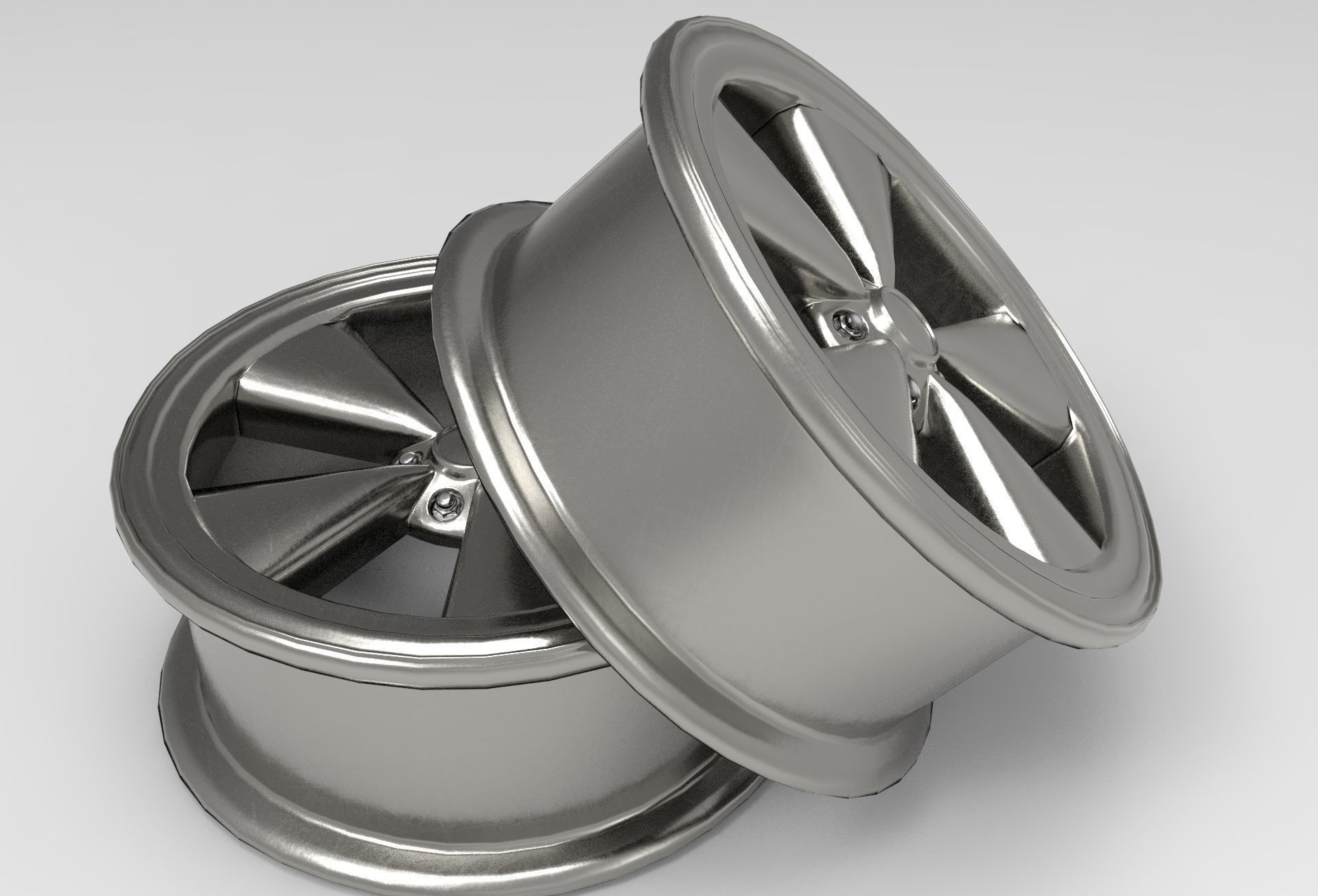 Muscle Rim Low-poly 3D model_4