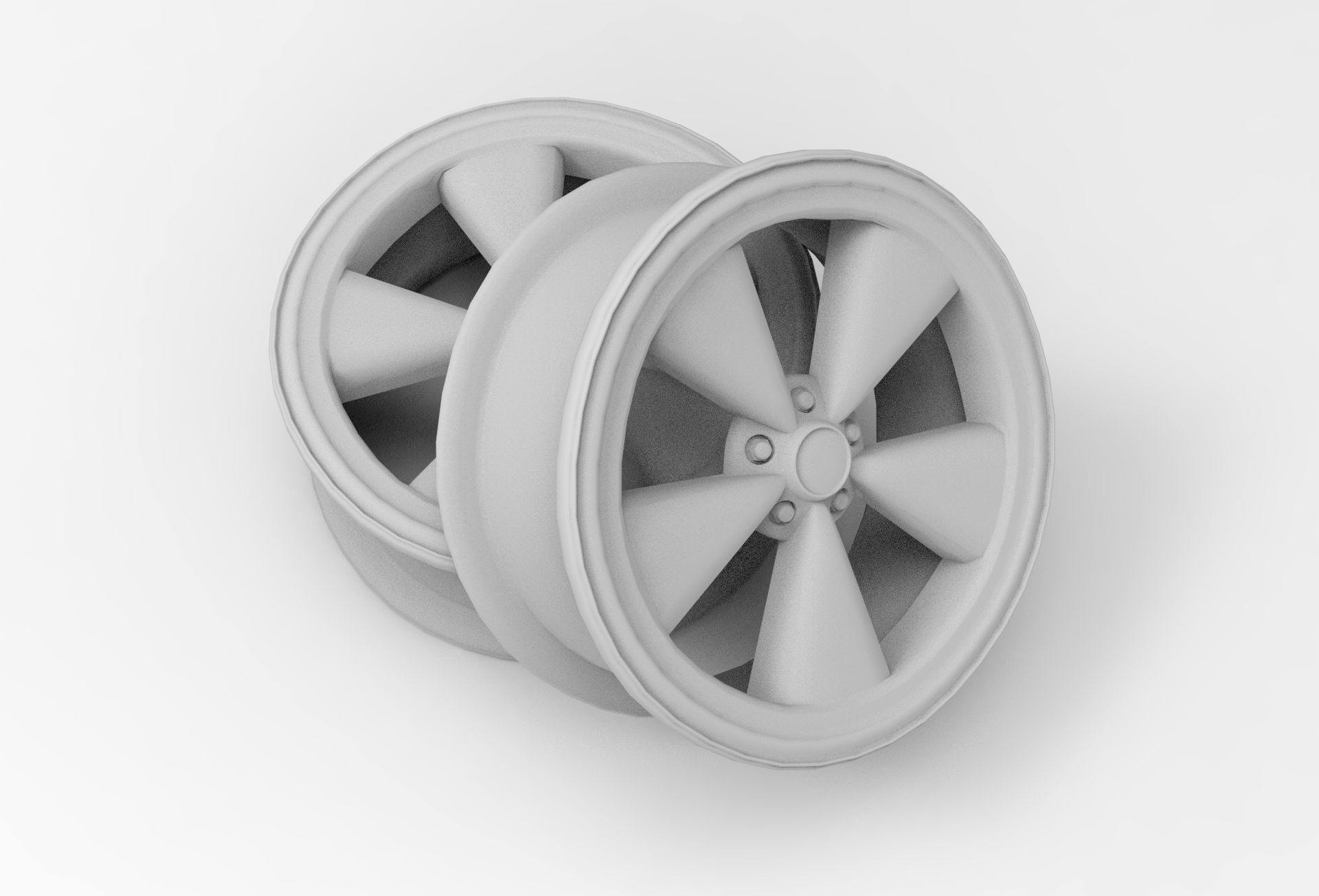 Muscle Rim Low-poly 3D model_8