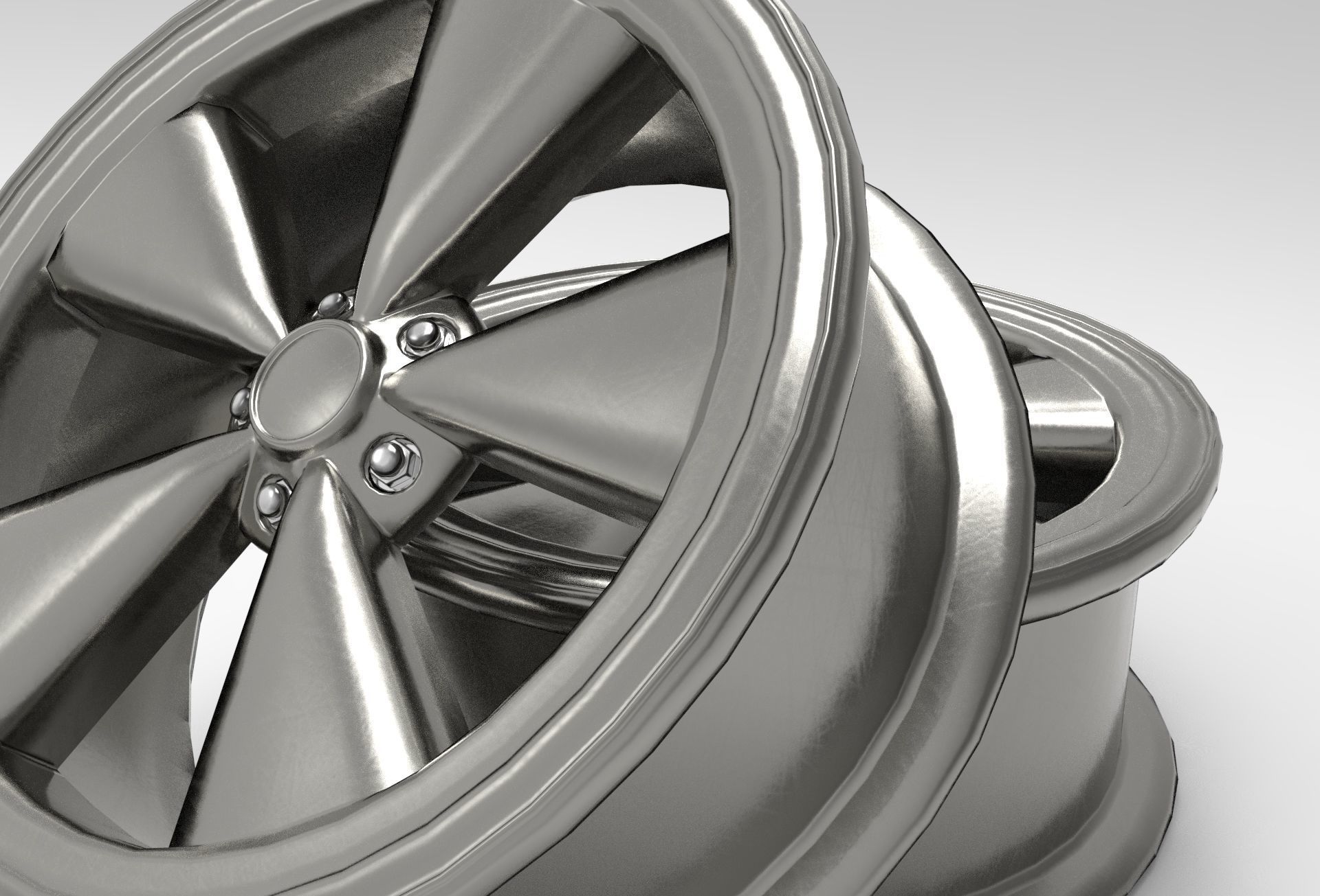 Muscle Rim Low-poly 3D model_3