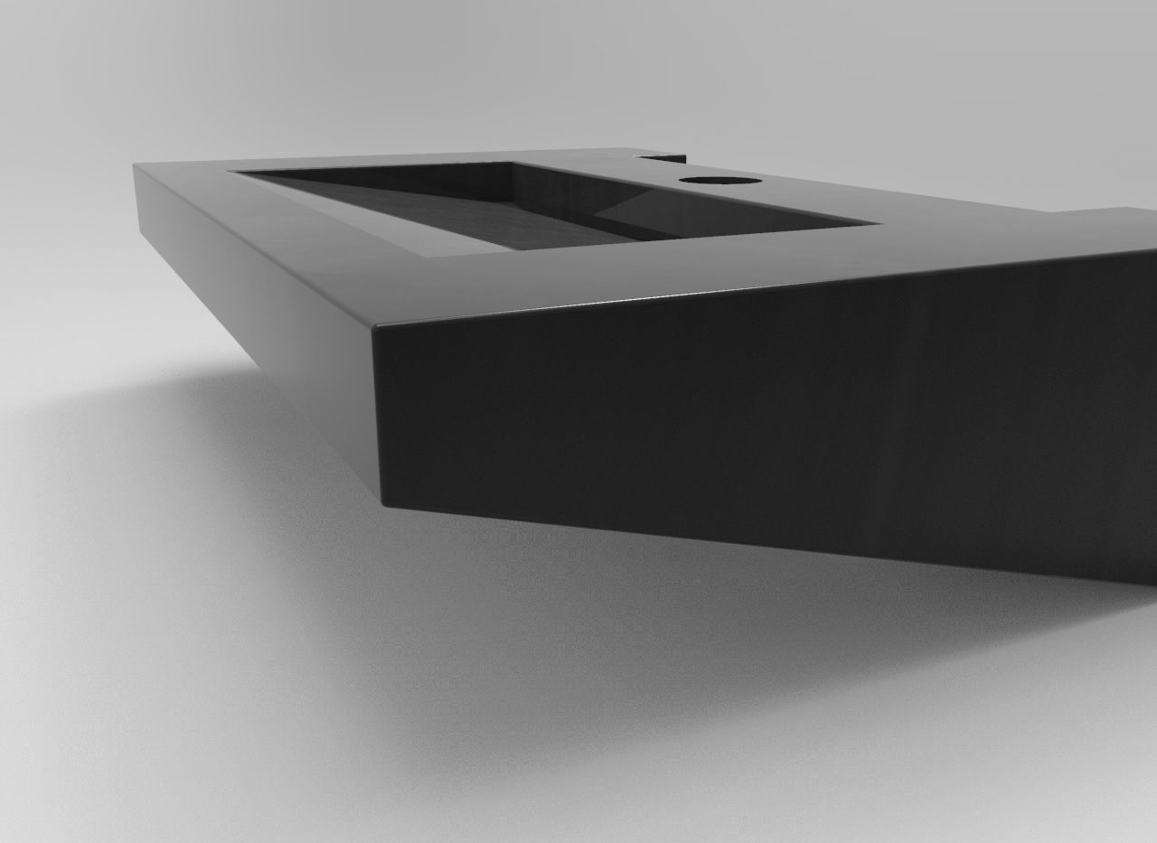 Lavamanos Rectangular  3D model_3