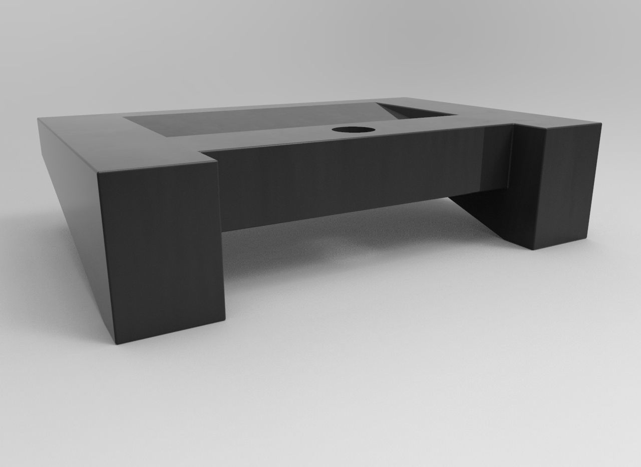 Lavamanos Rectangular  3D model_2