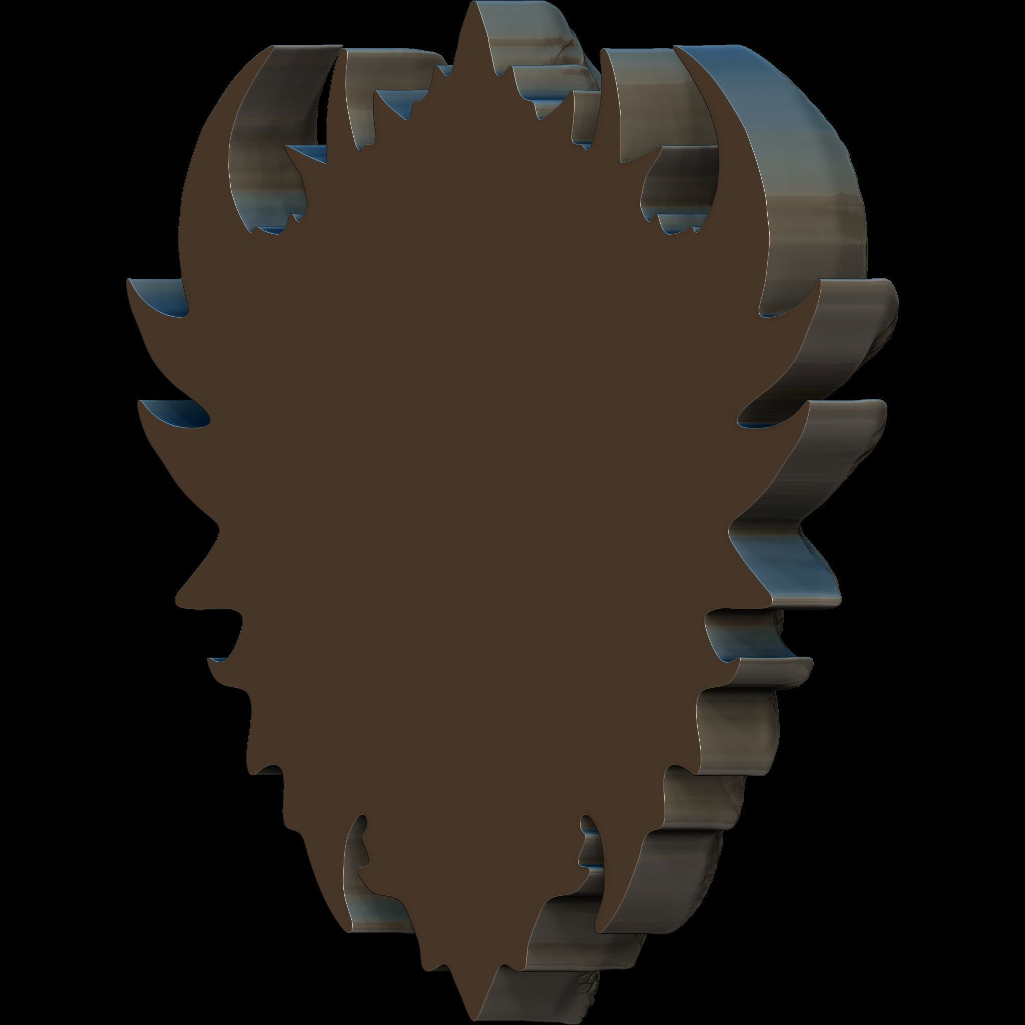 Dragon Head Relief No14 STL file for 3d printing or CNC 3D print model_4