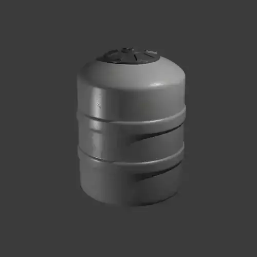 Water tank 1500 lts 3D model