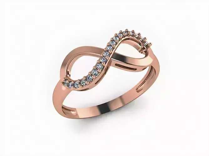 Infinity Diamond Ring