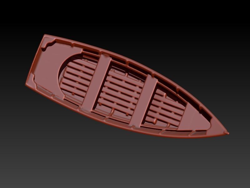 Boat Pendant 3D print model_16