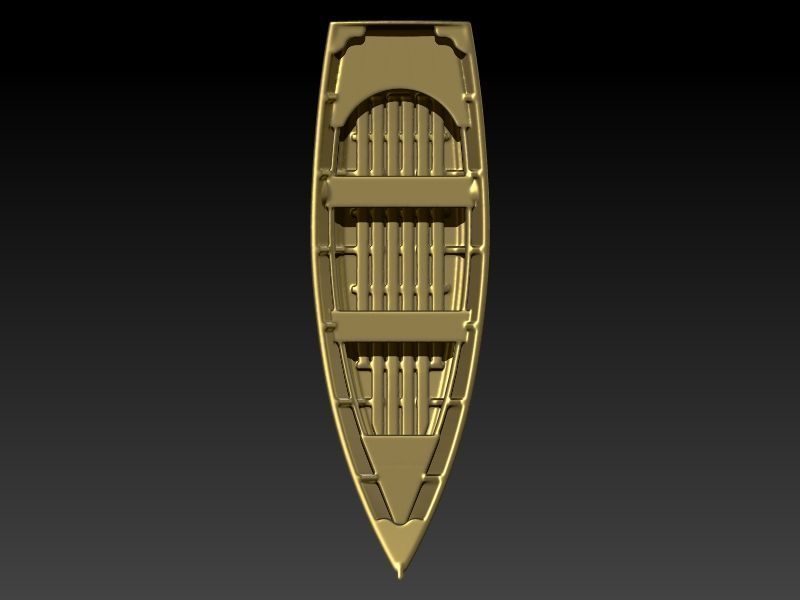 Boat Pendant 3D print model_20