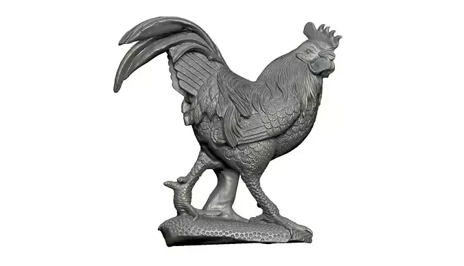 rooster 3D print model