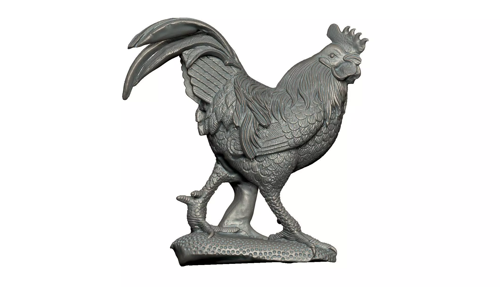 rooster 3D print model