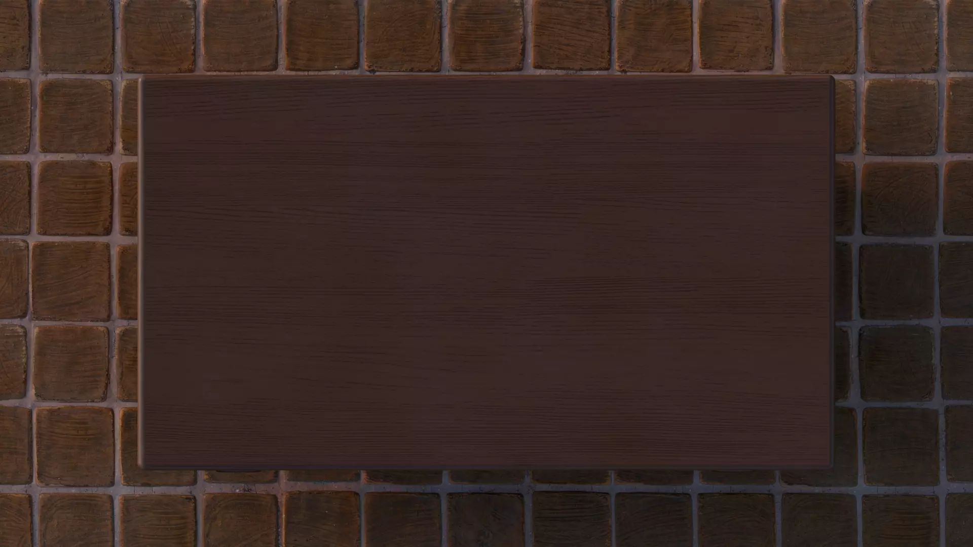 Mid Century Modern Walnut Office Desk 3D model_10