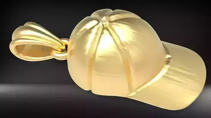  Baseball Cap Hat  Pendant 3D print model