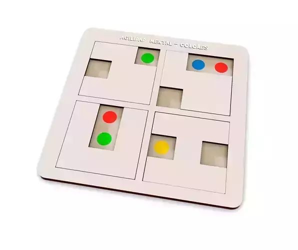 Agilidad mental colores 3D print model