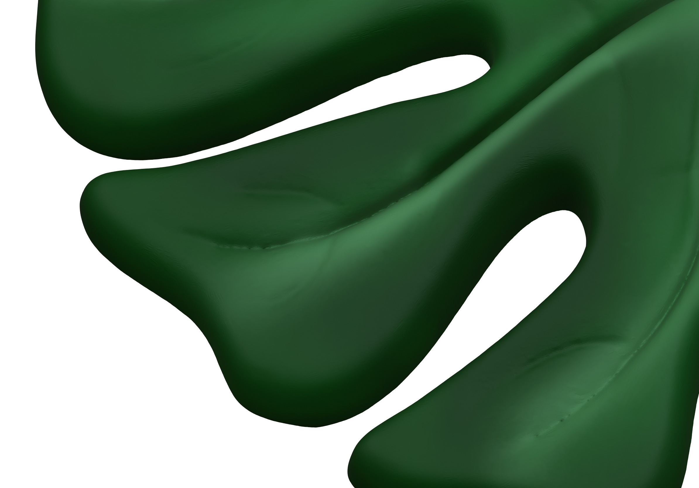 Monstera Leaf 3D Wall Art STL File Modern Botanical Decor 3D print model_10