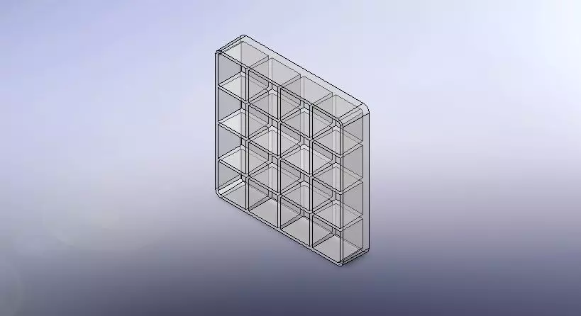 Plastic plate 3D print model_0