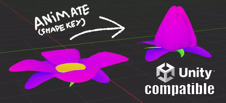 Stylized low poly flower Free low-poly 3D model_0