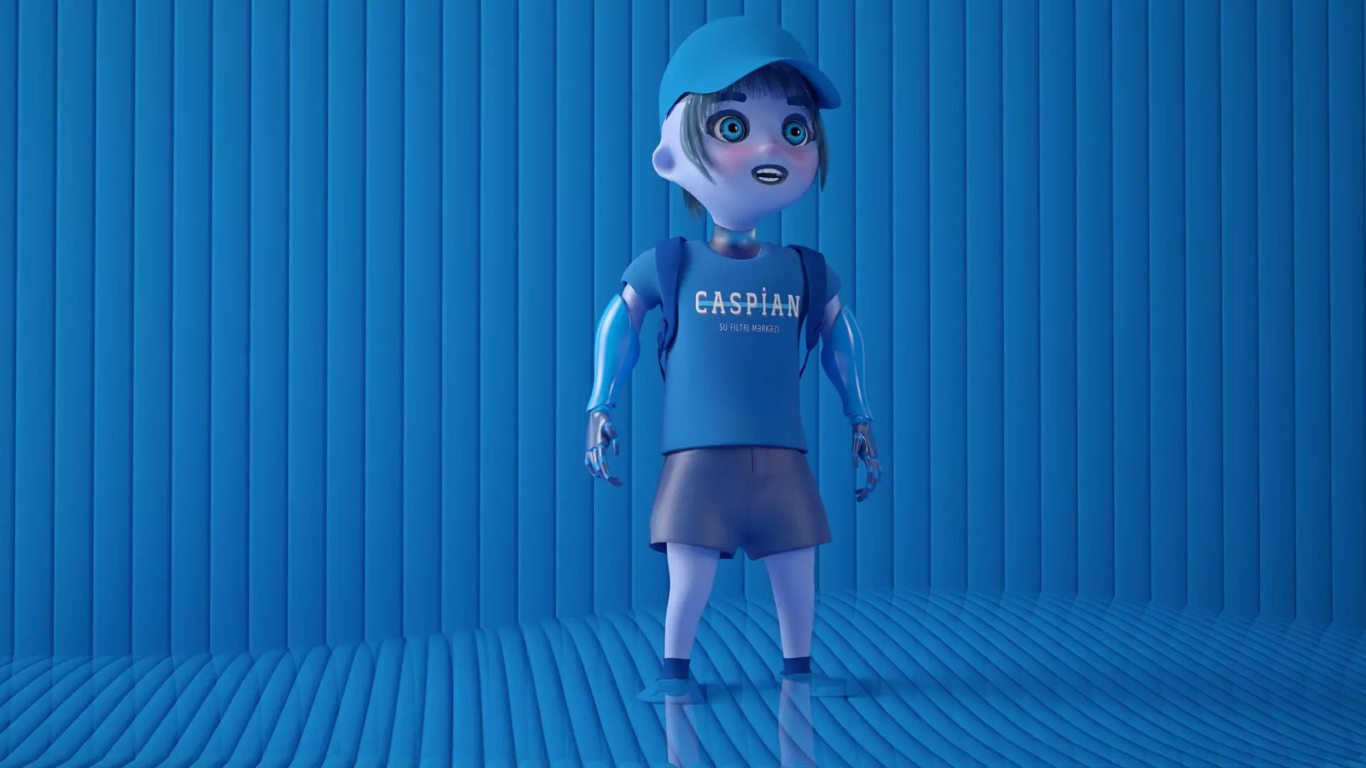 MASCOT CHARACTER Low-poly 3D model_0