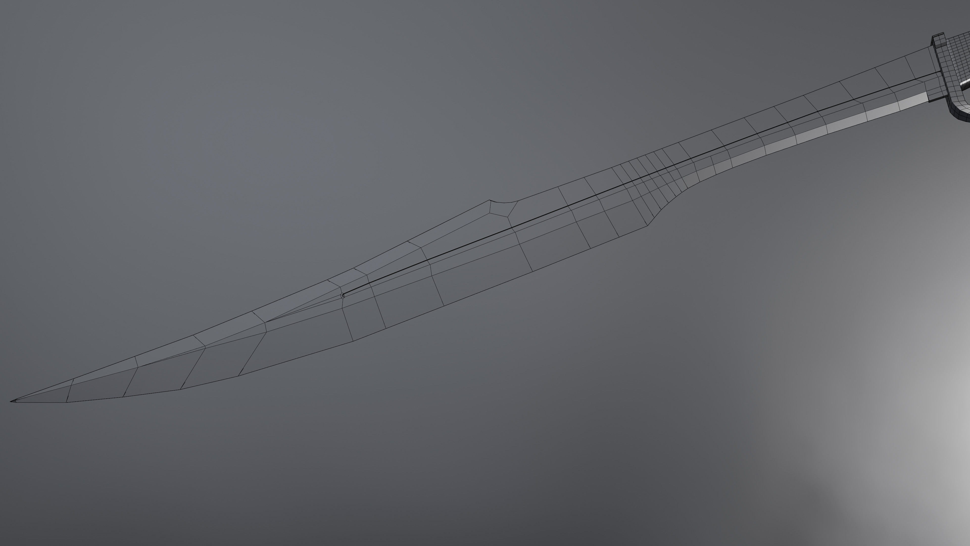 The Scrapblade Low-poly 3D model_7