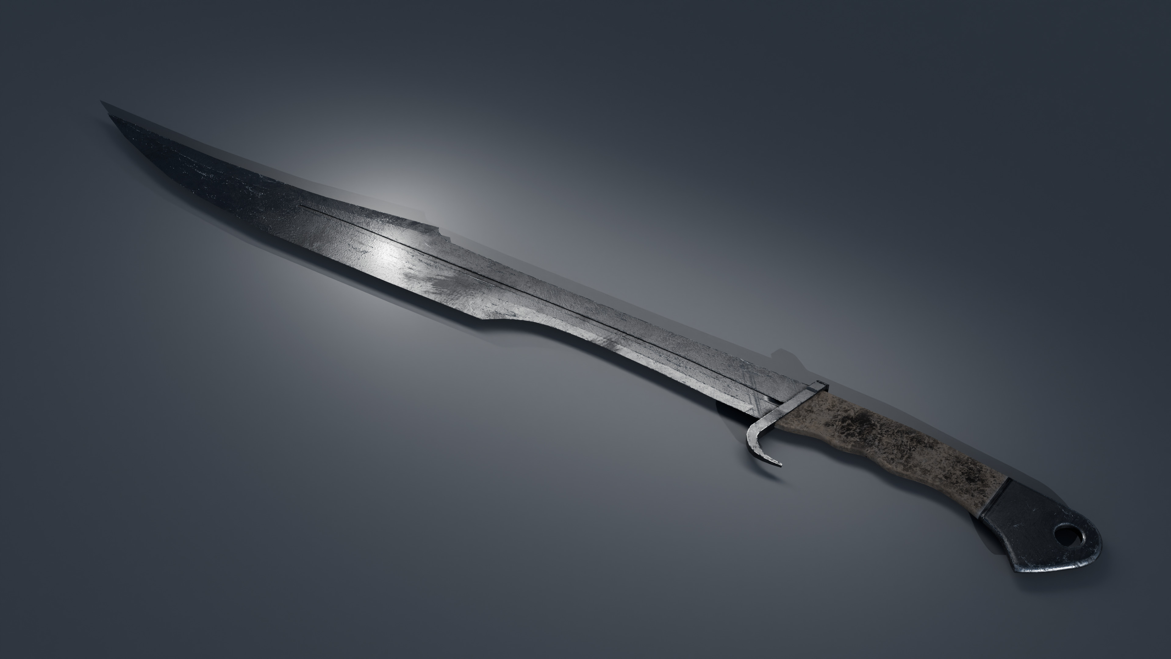 The Scrapblade Low-poly 3D model_3