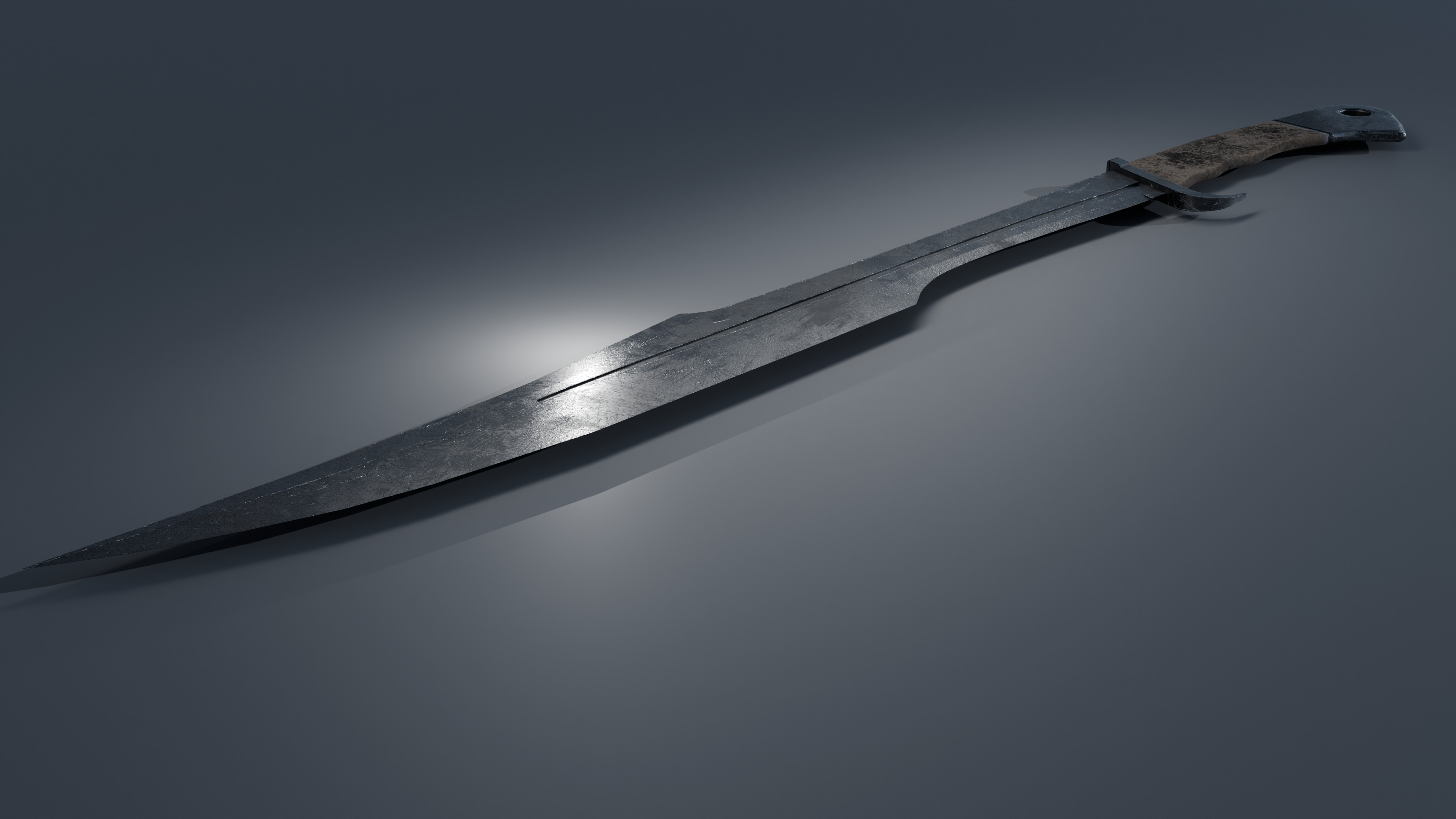 The Scrapblade Low-poly 3D model_2
