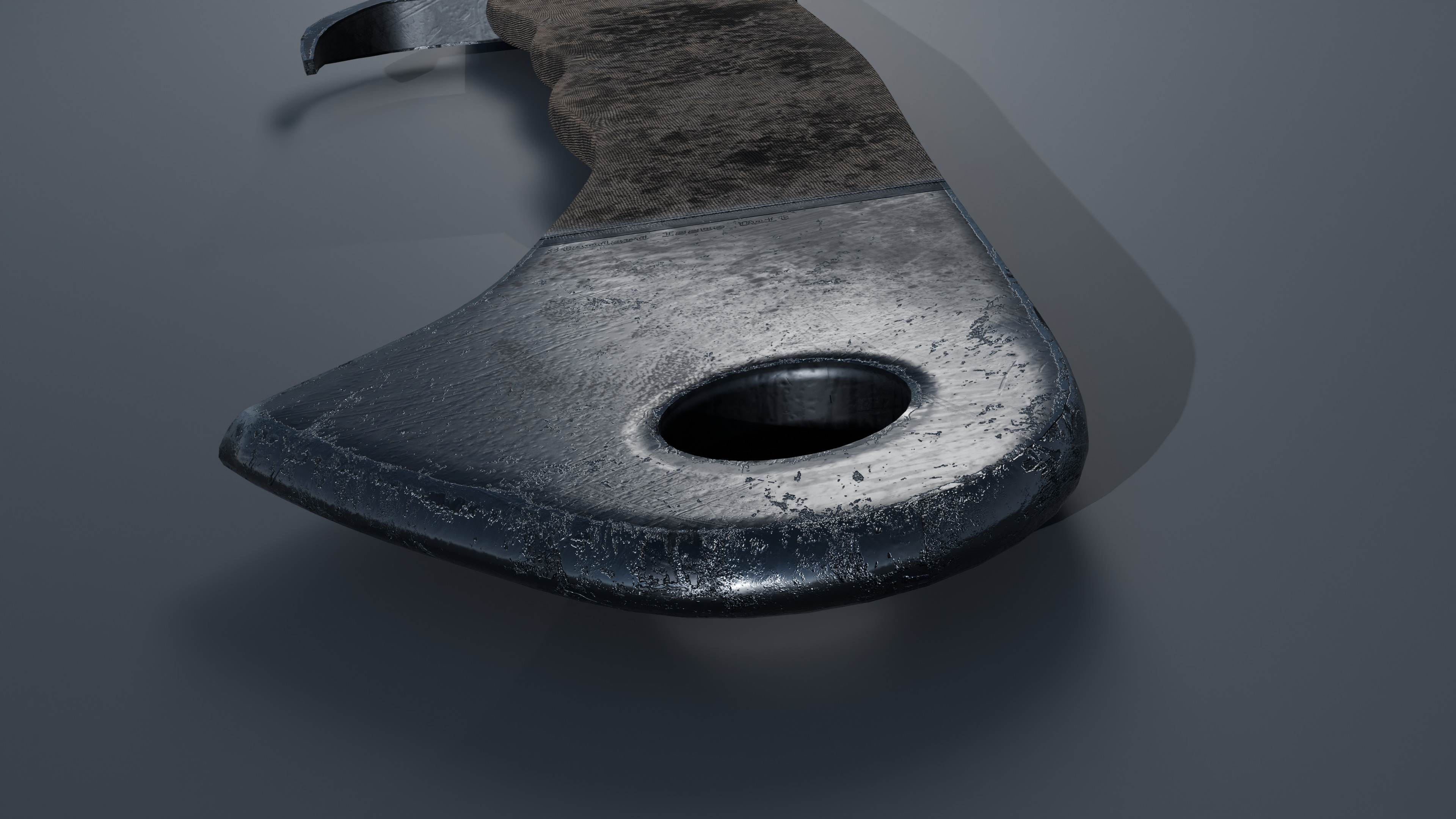 The Scrapblade Low-poly 3D model_6