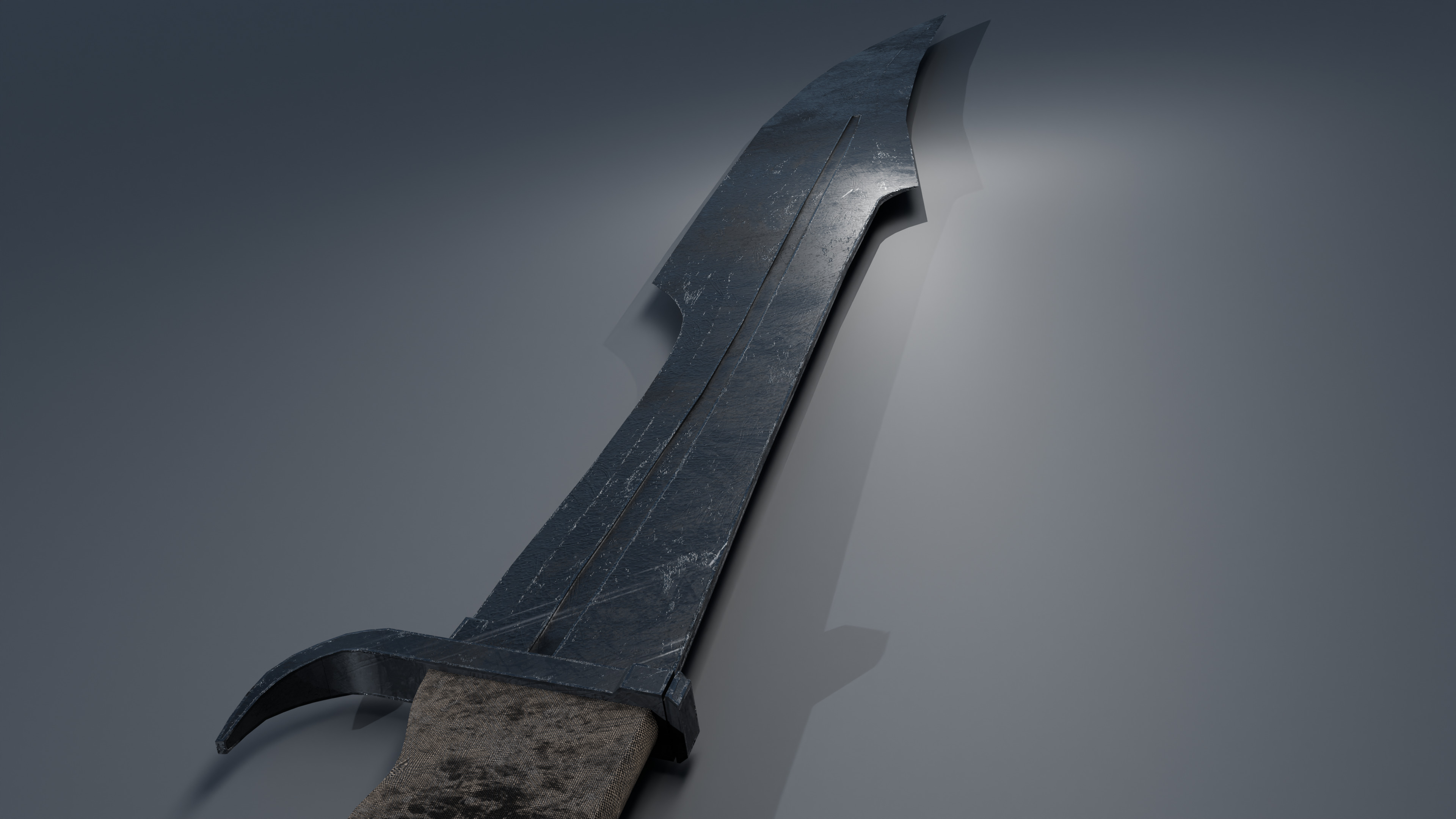 The Scrapblade Low-poly 3D model_5