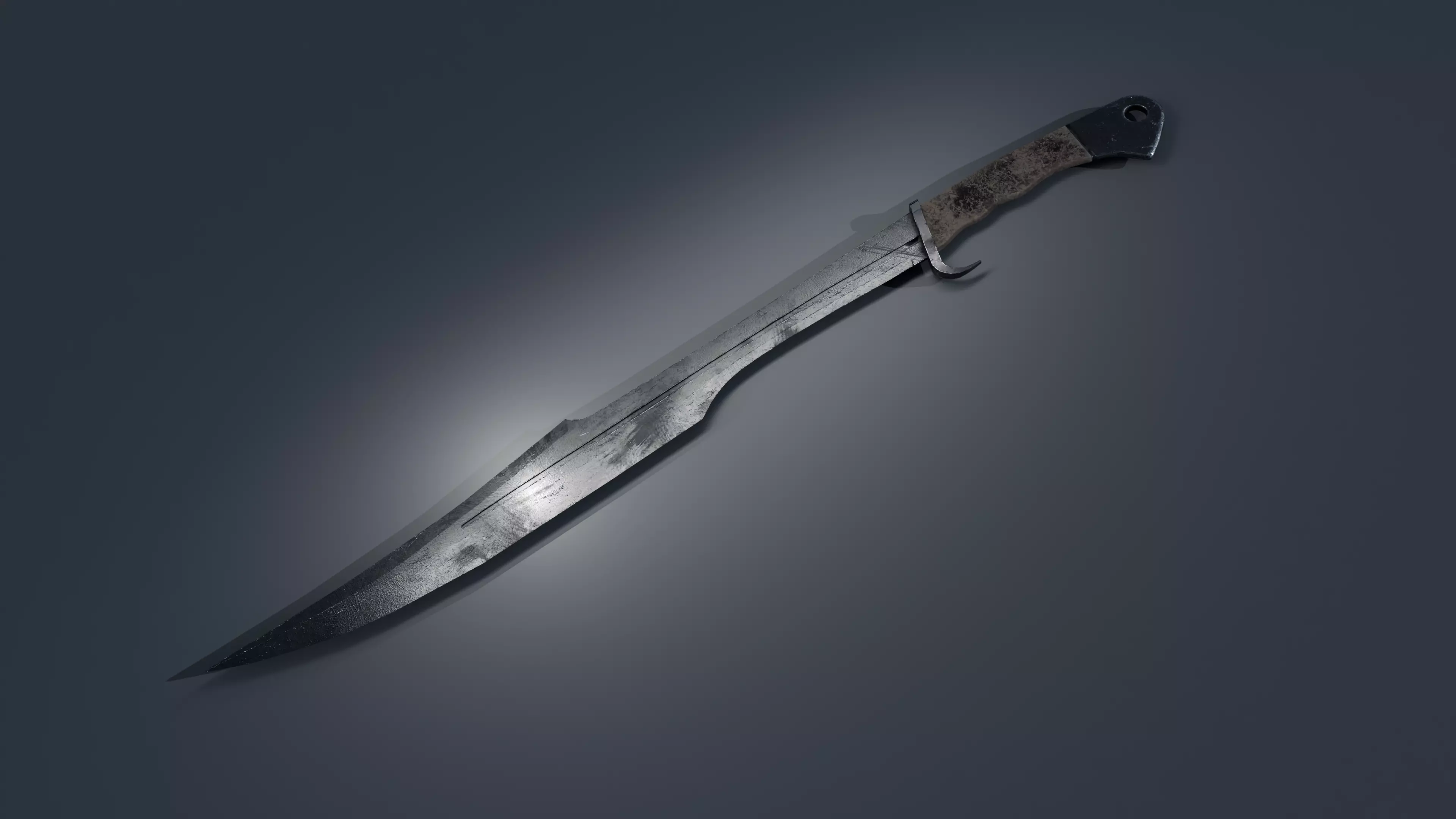 The Scrapblade Low-poly 3D model_0