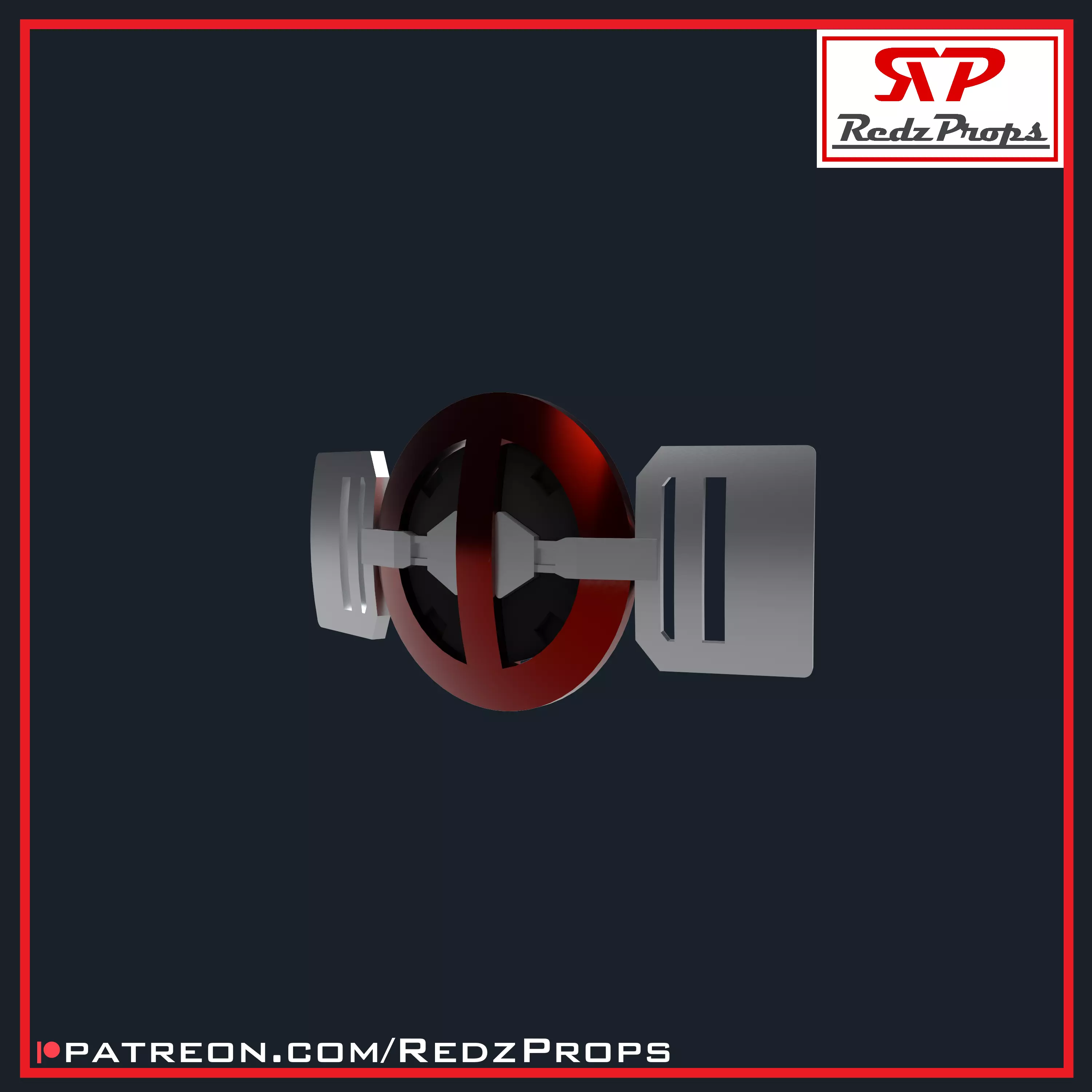 Deadpool 2 Buckle Cosplay Prop 3D print model