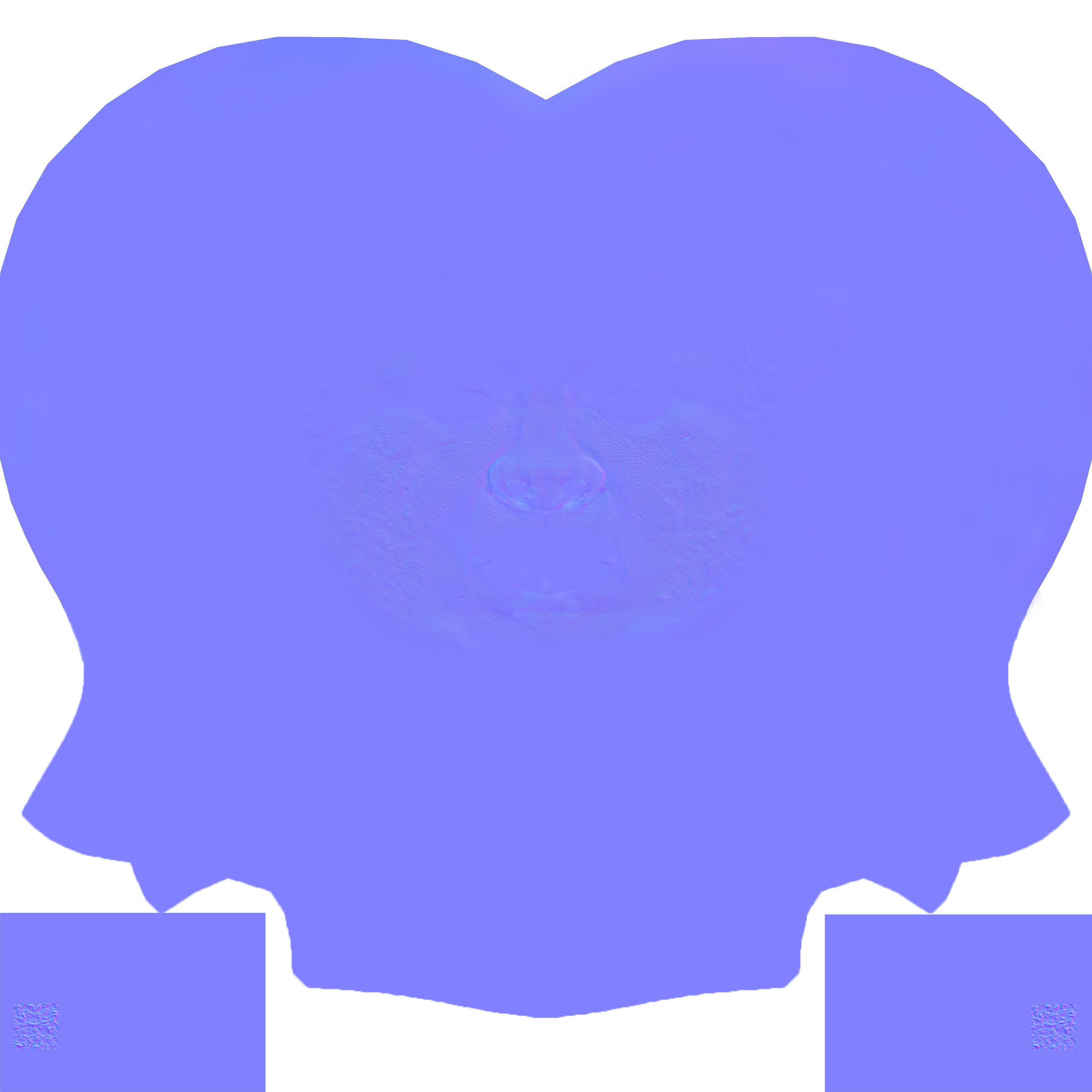 Female Head 3D model_10