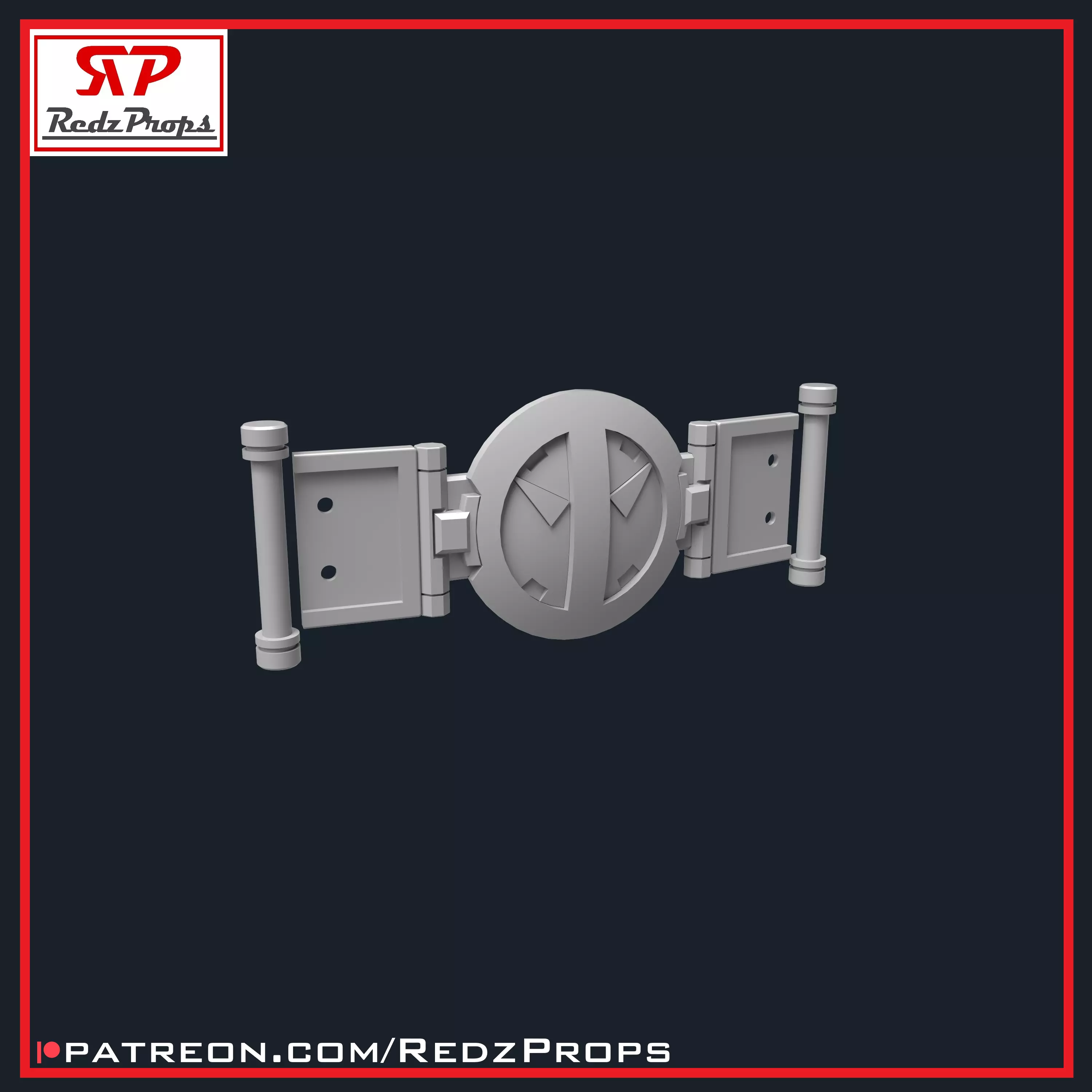 Deadpool 3 Buckle Cosplay Prop 3D print model