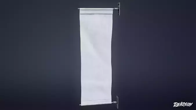 SCHOOL - School Banner 01 - LOW POLY AND NANITE