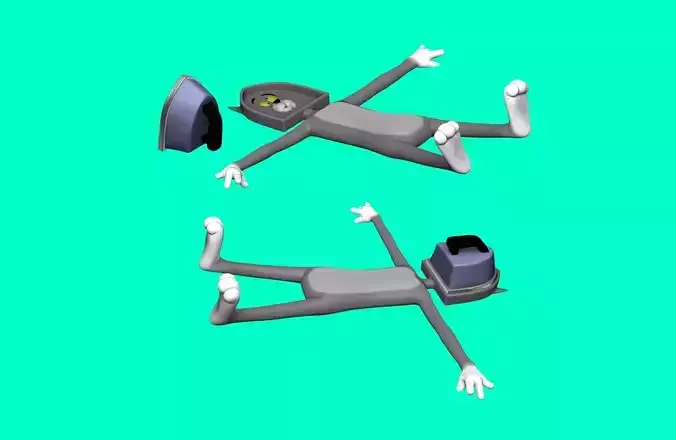 Tom the cat with an iron for 3D printing STL 3D print model